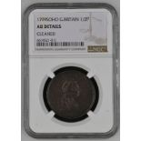 Great Britain, George III, 1799 Copper Halfpenny, NGC AU Details