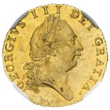 Great Britain, George III, 1787 Gold Half-Guinea - NGC MS63+, Single-Finest Graded