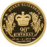 Australia, Elizabeth II, 2016 P Gold 25 Dollars Box & COA