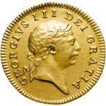 United Kingdom, George III, 1804 Gold Half-Guinea, Good very fine, cleaned, ex. mount