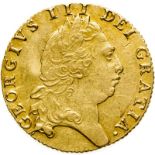 Great Britain, George III, 1794 Gold Guinea, Good very fine, lightly cleaned, lightly crimped, ex. m