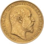 United Kingdom, Edward VII, 1902 Gold 2 Pounds (Double Sovereign), Matte proof, About uncirculated
