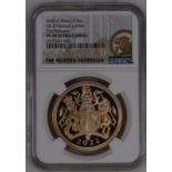 United Kingdom, Elizabeth II, 2022 Gold 5 Pounds (5 Sovereigns), Platinum Jubilee, Proof, NGC PF 70