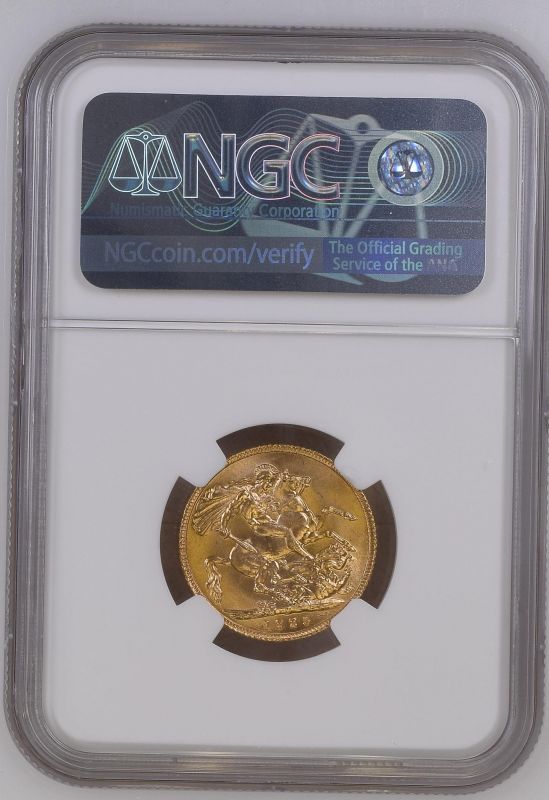 United Kingdom, George V, 1925 Gold Sovereign, NGC MS 66 - Image 4 of 4