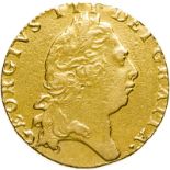 Great Britain, George III, 1798 Gold Guinea, About very fine, cleaned, ex. mount