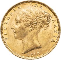United Kingdom, Victoria, 1852 Gold Sovereign, NGC MS 60