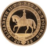 United Kingdom, Elizabeth II, 2022 Gold 5 Pounds (Crown), Platinum Jubilee, Proof, Royal Mail Box