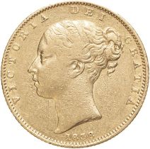 United Kingdom, Victoria, 1838 Gold Sovereign, Good fine