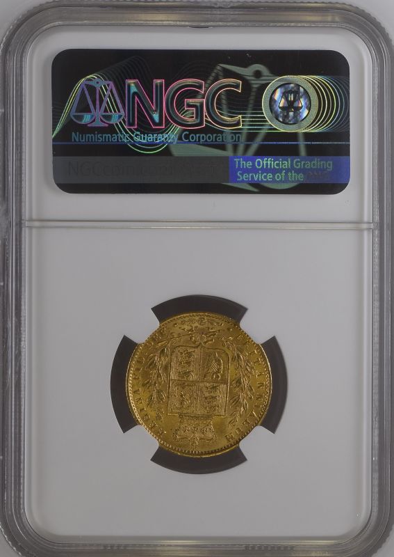 United Kingdom, Victoria, 1857 Gold Sovereign, NGC MS 61 - Image 4 of 4