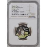 United Kingdom, Elizabeth II, 2022 Silver 50 Pence, Classic Pooh - Kanga & Roo, Proof Colour, NGC PF