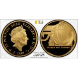 United Kingdom, Elizabeth II, 2020 Gold 25 Pounds, James Bond, Shaken not Stirred, Proof, PCGS PR69