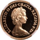 United Kingdom, Elizabeth II, 1984 Gold Sovereign, Proof, NGC PF 70 ULTRA CAMEO