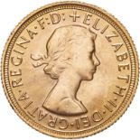 United Kingdom, Elizabeth II, 1968 Gold Sovereign, Choice uncirculated