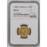 Australia, Edward VII, 1906 P Gold Sovereign, NGC MS 61