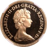 United Kingdom, Elizabeth II, 1980 Gold Sovereign, Proof, NGC PF 70 ULTRA CAMEO