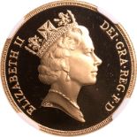 United Kingdom, Elizabeth II, 1993 Gold 2 Pounds (Double Sovereign), Proof, NGC PF 69 ULTRA CAMEO