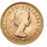 United Kingdom, Elizabeth II, 1968 Gold Sovereign, Choice uncirculated