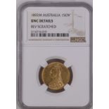 Australia, Victoria, 1892 M Gold Sovereign, NGC UNC Details