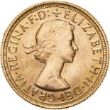 United Kingdom, Elizabeth II, 1968 Gold Sovereign, Choice uncirculated