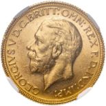 Australia, George V, 1931 M Gold Sovereign, NGC MS 60