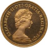 United Kingdom, Elizabeth II, 1980 Gold Sovereign, Proof Box & COA