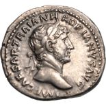 Ancient Rome: Roman Imperial, Hadrian (117-138 AD), Silver Denarius, Very fine