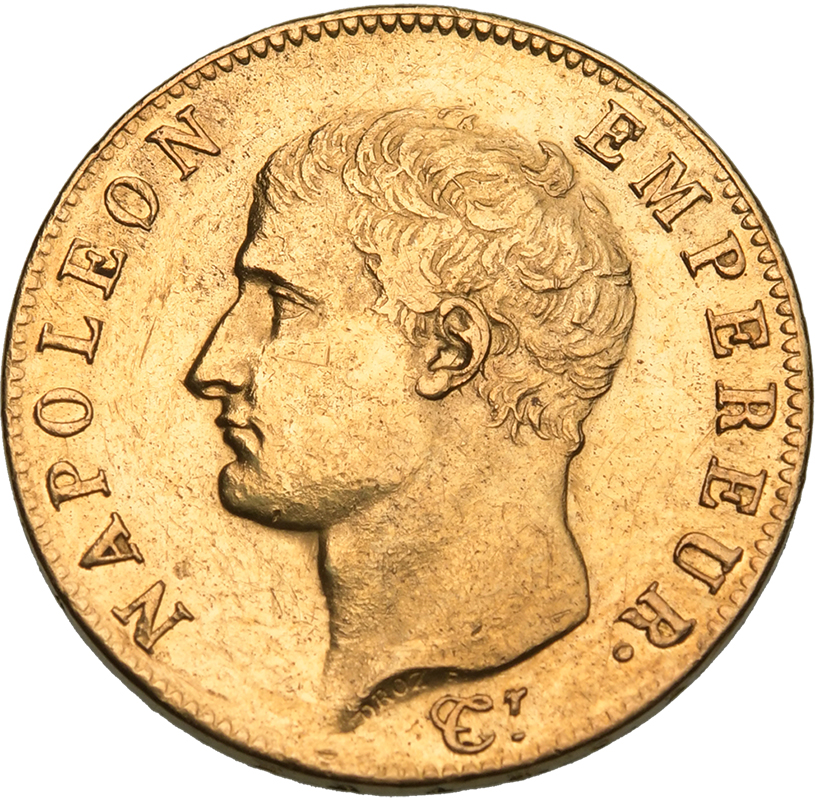 France, Napoleon I, An 13 A (1804) Gold 20 Francs, Extremely fine
