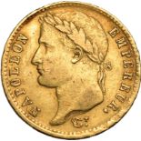 France, Napoleon I, 1810 A Gold 20 Francs, Good very fine