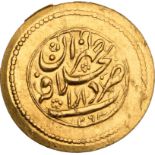 Iran: Qajar Dynasty, Nasir Al-Din Shah, AH 1293 / 1892 AD Gold Toman, Good very fine