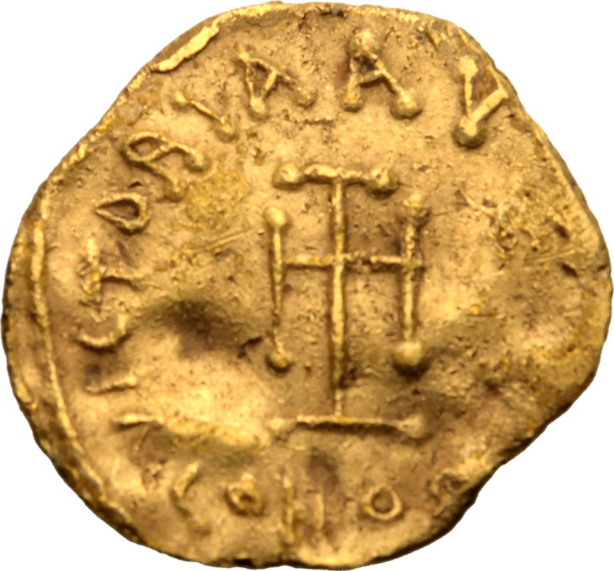Byzantine Empire, Constans II, 641-668 Gold Tremissis - Image 2 of 2