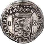 Netherlands: Dutch Republic, 1713 Silver 1 Gulden, Very fine