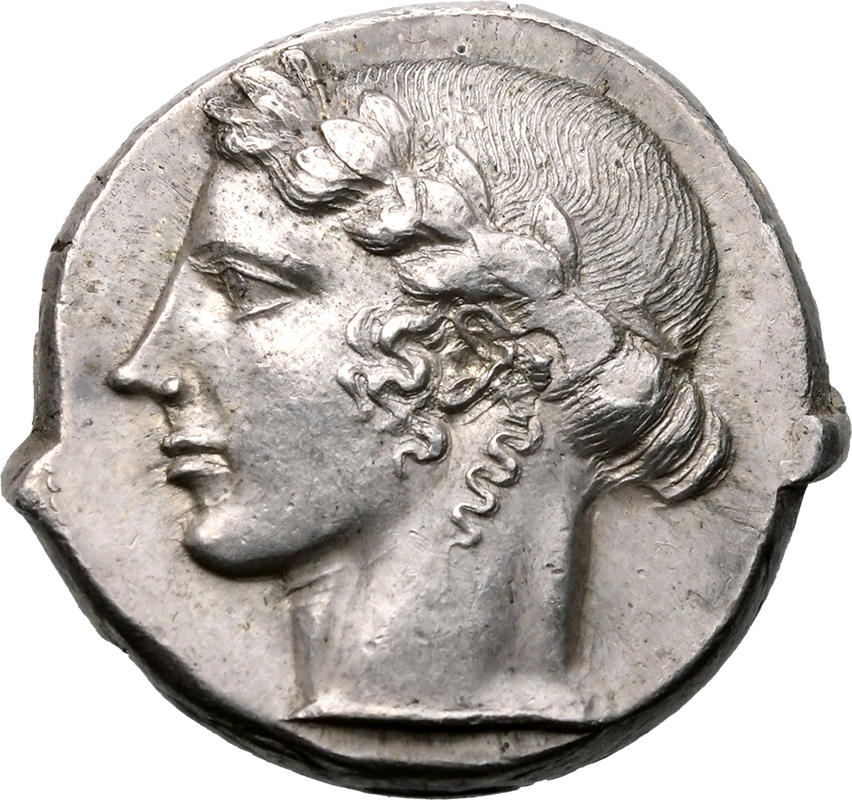 Ancient Greece: Sicily, Leontini, Circa 430-425 BC Silver Tetradrachm