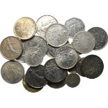 France, Lot of 25 Cupro-Nickel coins