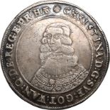 Sweden Kristina 1642 Silver Riksdaler Good very fine