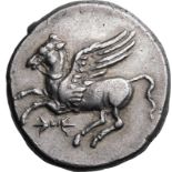 Ancient Greece: Corinth, 4th century BC Silver Stater, Very fine