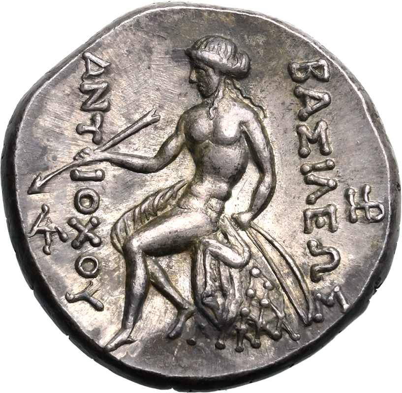 Seleucid Empire, Antiochos I Soter, Circa 281-261 BC. Silver Tetradrachm, About extremely fine - Image 2 of 2