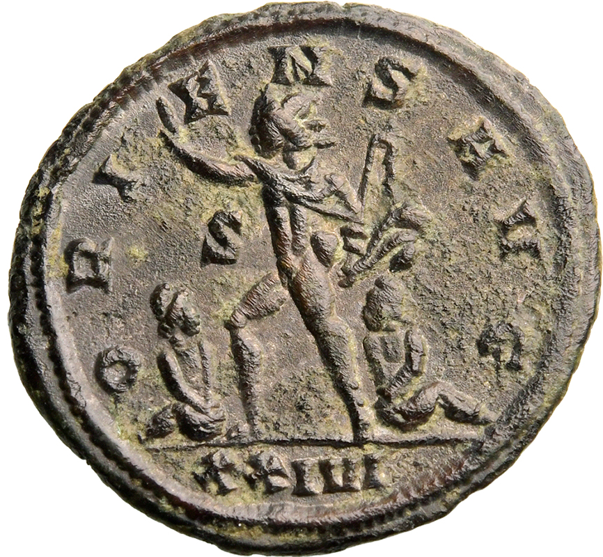 Ancient Rome: Roman Imperial, Aurelian (270-275 AD),  Billon Antoninianus, Extremely fine - Image 2 of 2