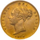 1845 Gold Half-Sovereign NGC XF 45