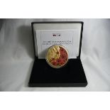 Alderney, Elizabeth II, 2019 Gold 25 Pounds, Remembrance Day, Proof Box & COA