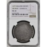 1677 Silver Crown NGC VG 10