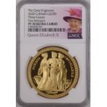 2020 Gold 200 Pounds (2 oz.) Three Graces Proof NGC PF 70 ULTRA CAMEO Box & COA