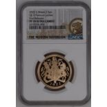 2022 Gold 2 Pounds (Double Sovereign) Platinum Jubilee Proof NGC PF 70 ULTRA CAMEO