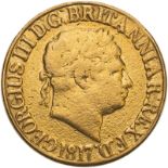 1817 Gold Sovereign About fine, ex. mount, gilt