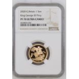 2020 Gold Sovereign George III privy mark Proof NGC PF 70 ULTRA CAMEO