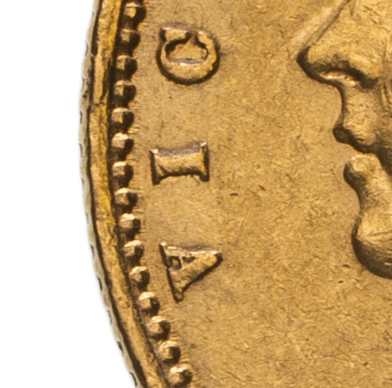 1860 Gold Sovereign Inverted A for V Very fine - Image 3 of 4