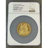 2020 Gold 500 Pounds (5 oz.) Three Graces Proof NGC PF 70 ULTRA CAMEO Box & COA