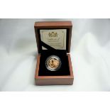 2012 Gold Sovereign Diamond Jubilee Proof About FDC Box & COA