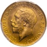 1915 Gold Half-Sovereign Equal-finest PCGS MS66