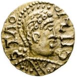 Anglo-Saxon 675-680 Thrymsa NGC AU 58