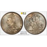 1892 Silver Crown PCGS MS64